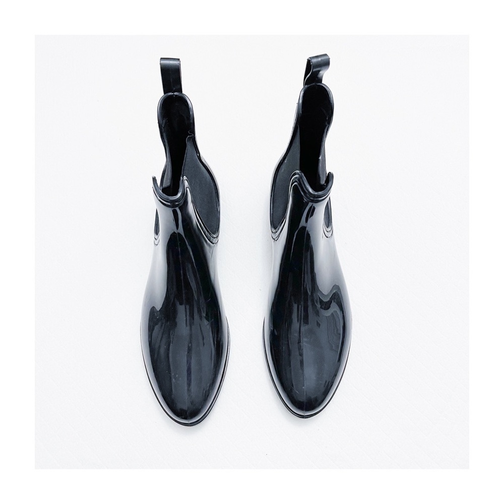 ASOS Patent Leather Black Booties Size 41